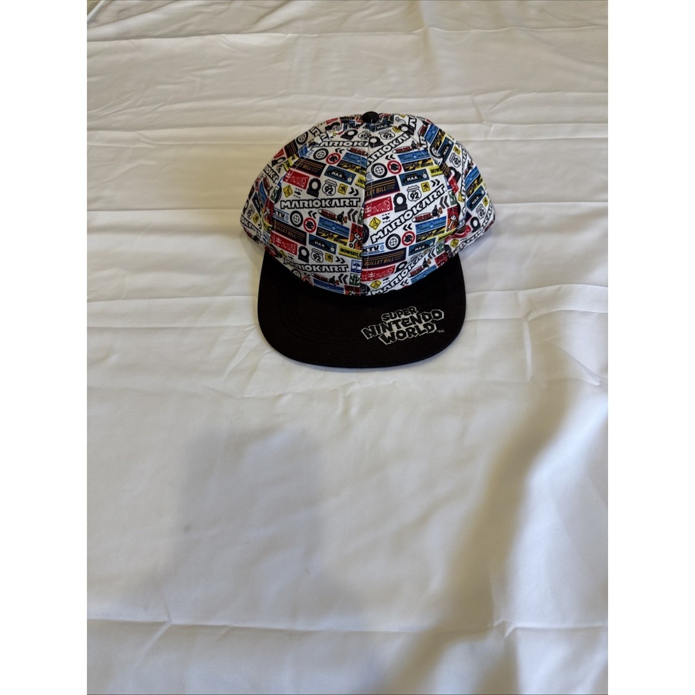 Super Nintendo World Hat Mario Kart Adjustable Trucker Cap Universal Studios